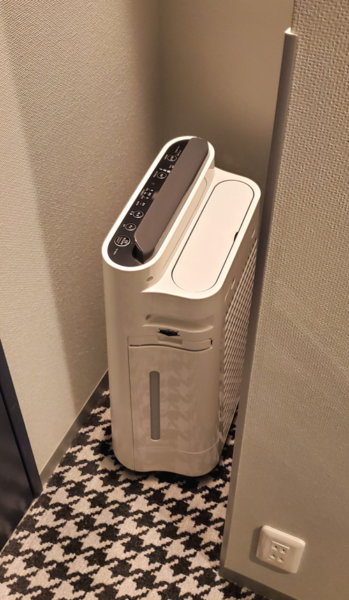 ホテルリソル秋葉原空気清浄機